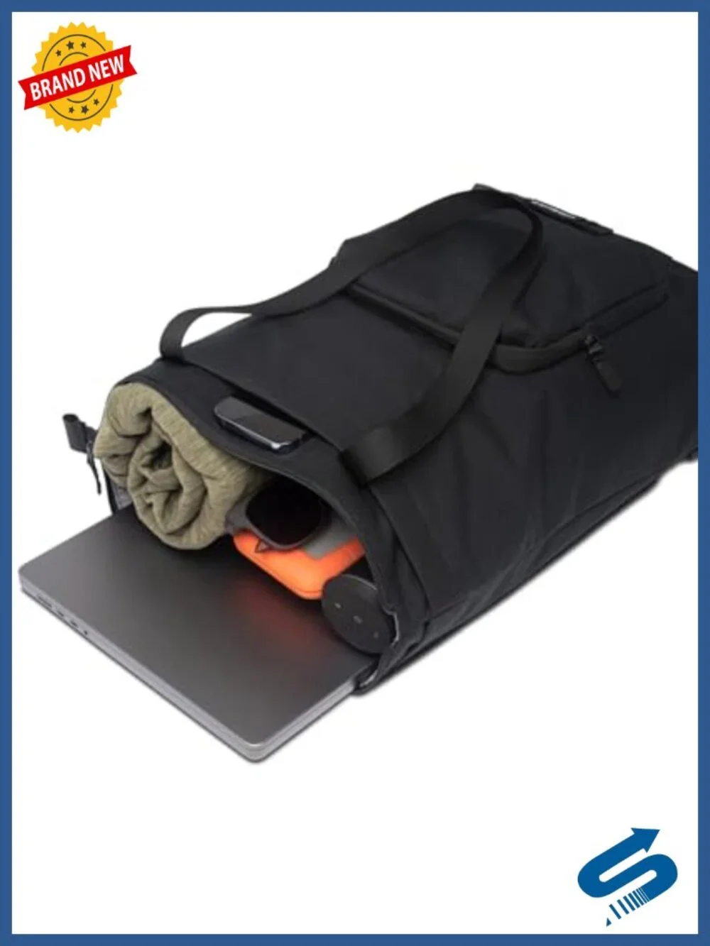 Convertible Tote Pack Laptop Backpack Recycled Polyester 15